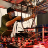 An engineer assembles a quantum processing unit in Boulder