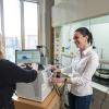 Vance with a graduate student in her lab
