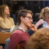 Students sitting in class