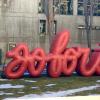 Matthew Hoffman's Go For It inflatable sculpture