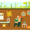 A Google Doodle created for the 2017 summer solstice. 