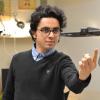 Hooman Hedayati, a researcher and PhD student in the ATLAS IRON Lab, experiments with a drone