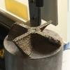 A metal 3D printed object.