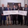 The check presentation.