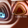 A robot making its way through the colon