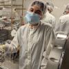Koehler working in a clean room.