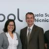 Molenaar with ESPOL's president and four CU Boulder graduate students