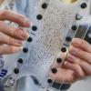 Close-up shot of soft robotic "muscles"
