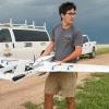 Alex Hirst with a UAV.