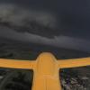 The drone named TTwistor3 approaching a supercell thunderstorm in southern South Dakota.