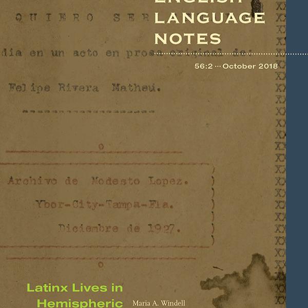 Latinx Lives in Hemispheric Context journal cover