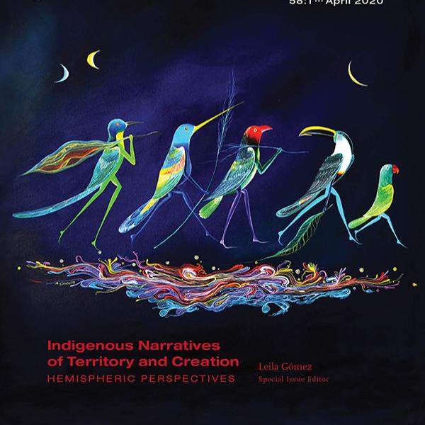 Five illustrated birds walking