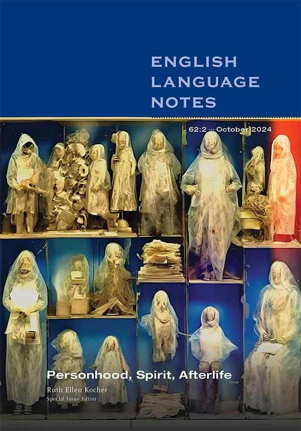 Display of ghostly doll figures