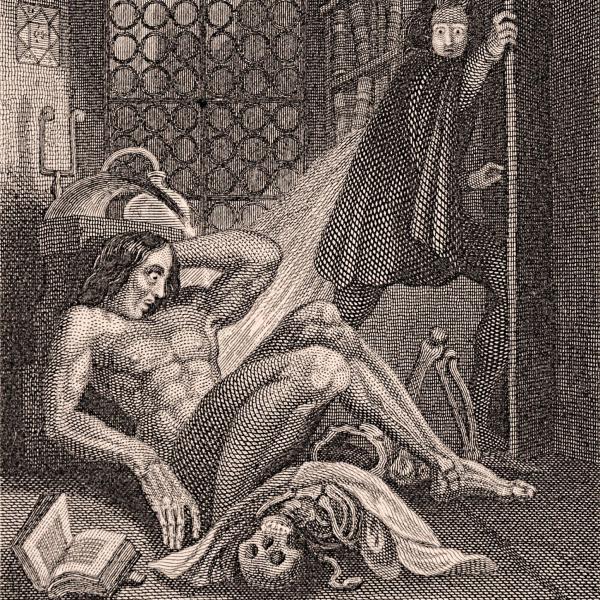 Illustration of Frankenstein's monster