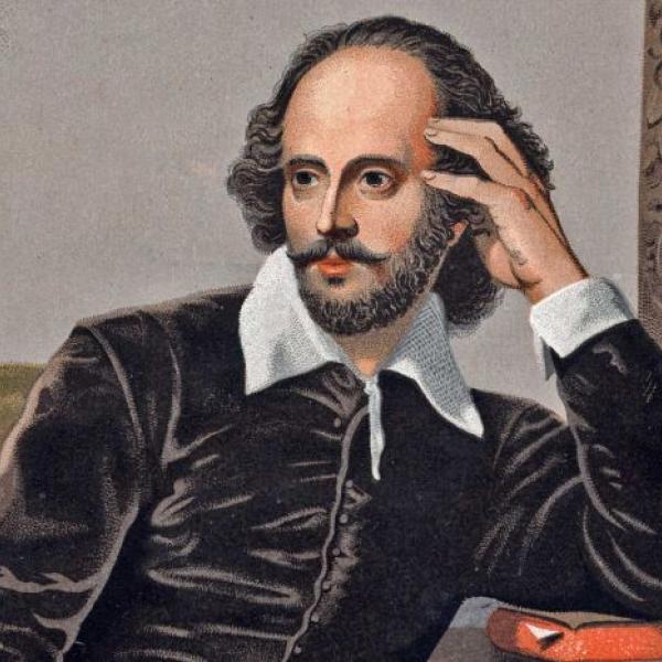 Illustration of William Shakespeare