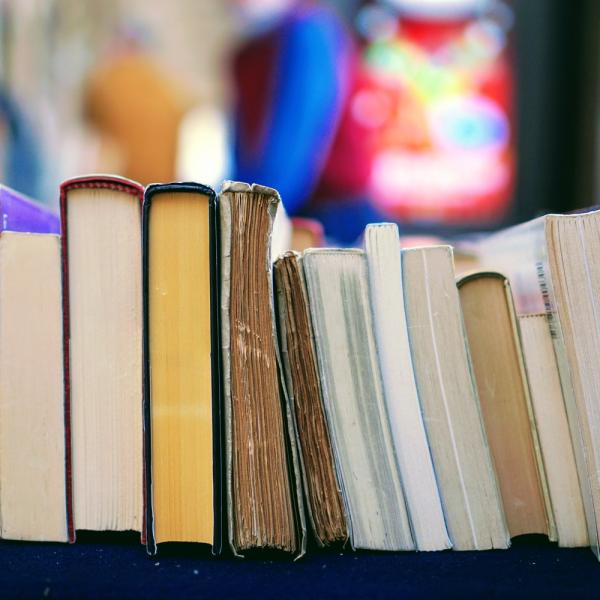 Row of books