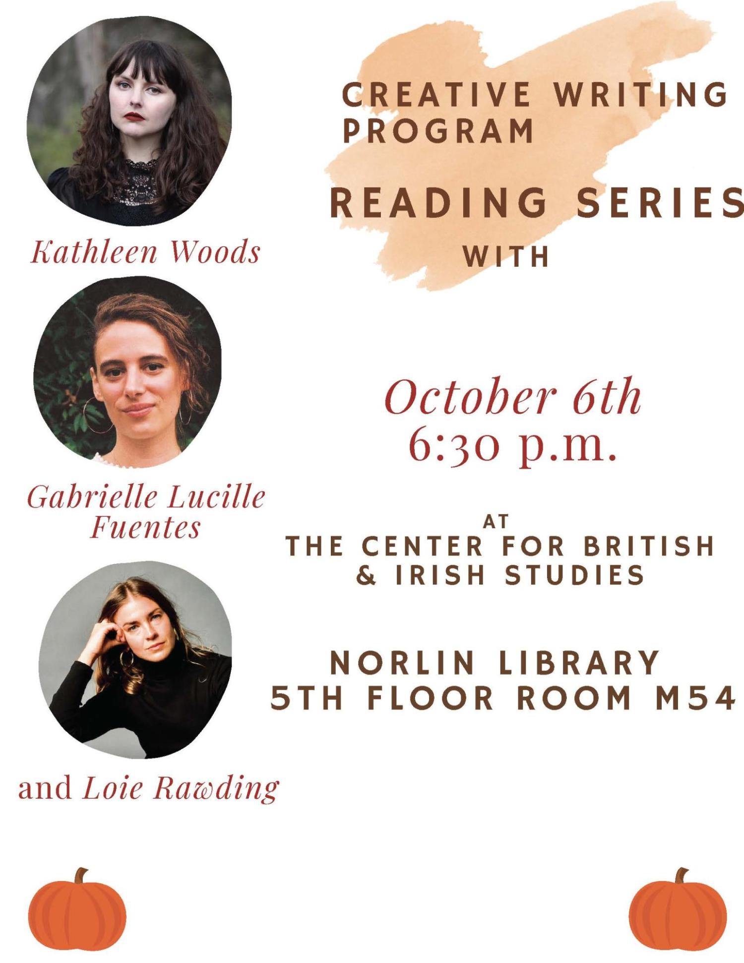 10/6 Reading Series