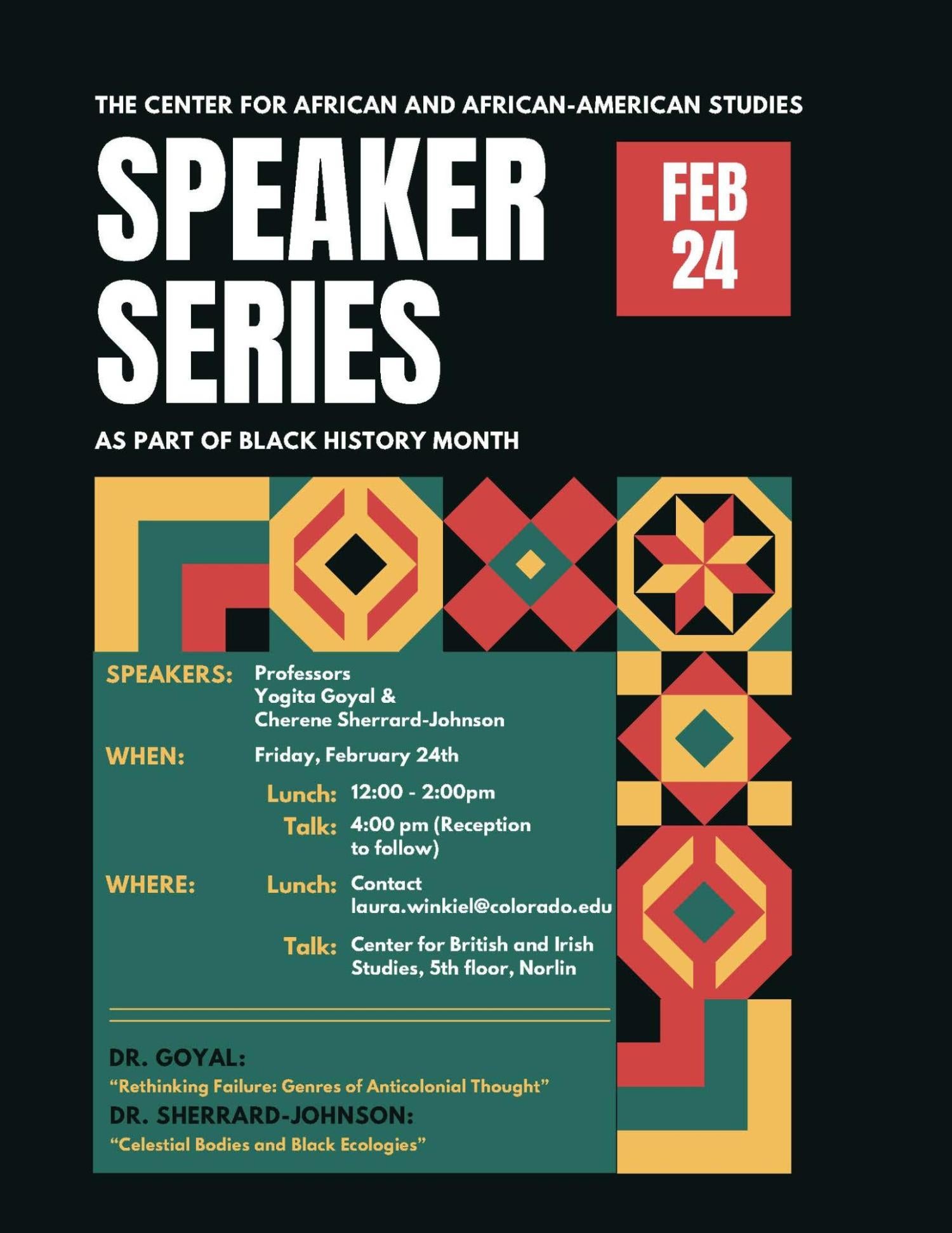 Black History Speakers
