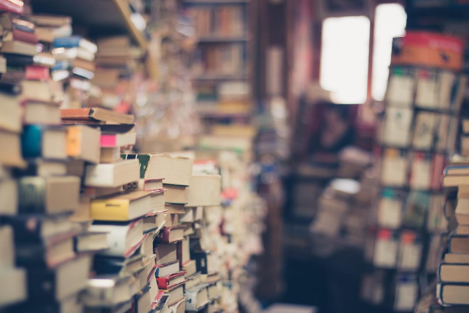 Inside of a bookstore