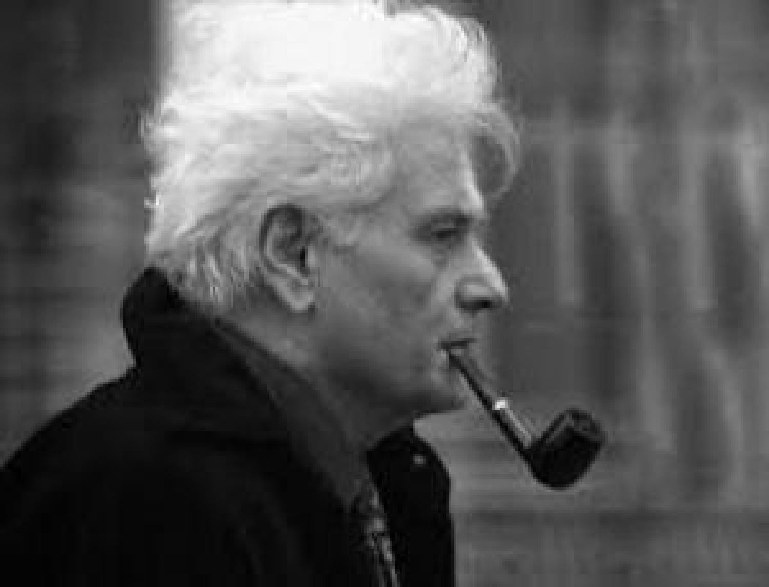 A man smoking a tobacco pipe