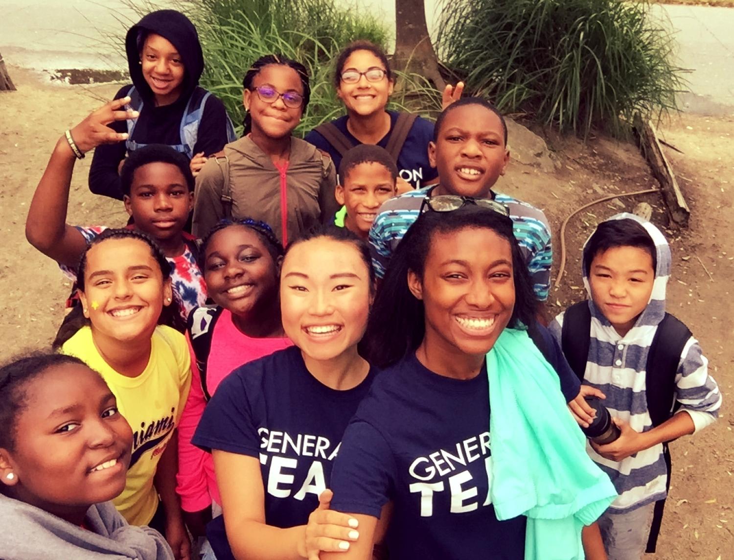 Teachers from Generation Teach with students.