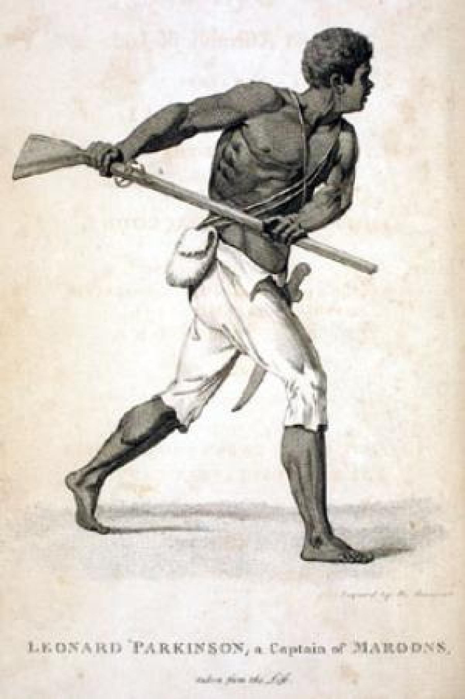 Illustration of a man with a gun