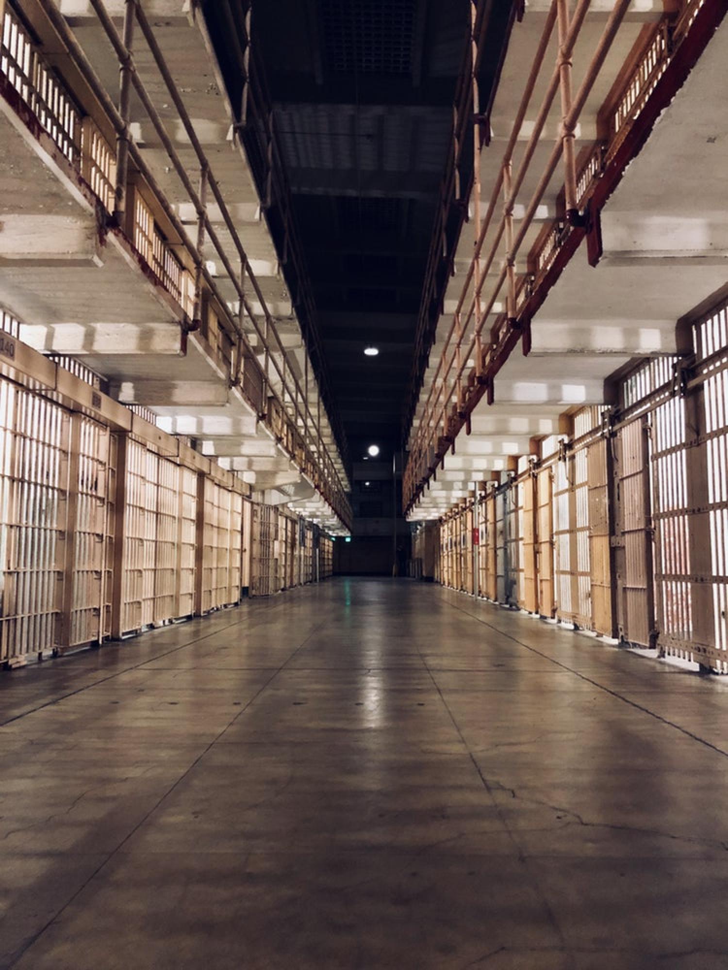 Interior of an empty prison