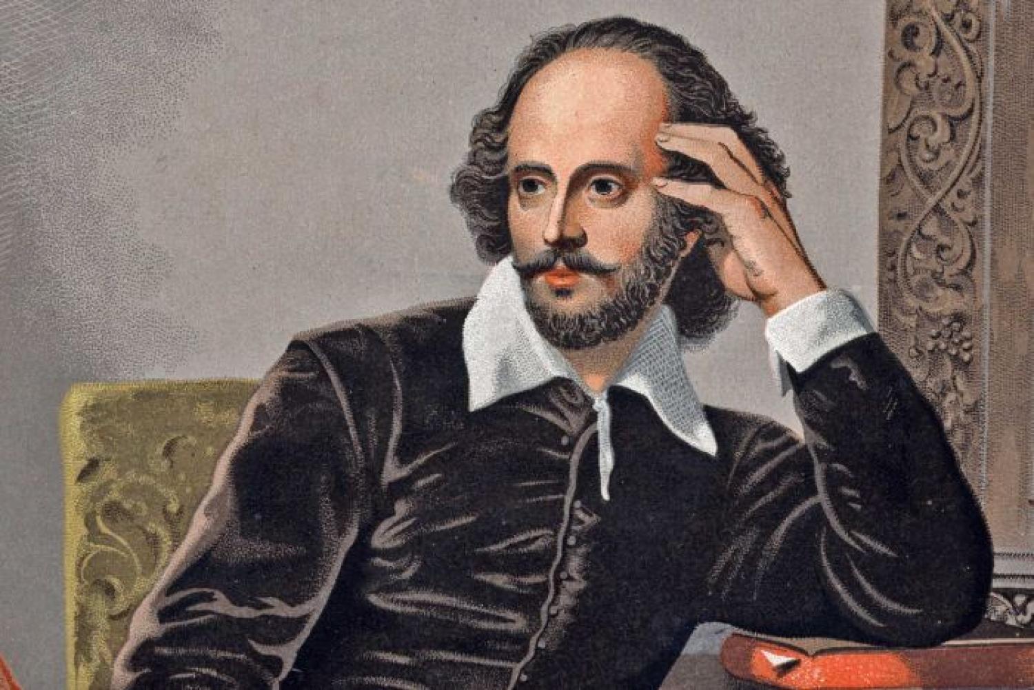Illustration of William Shakespeare