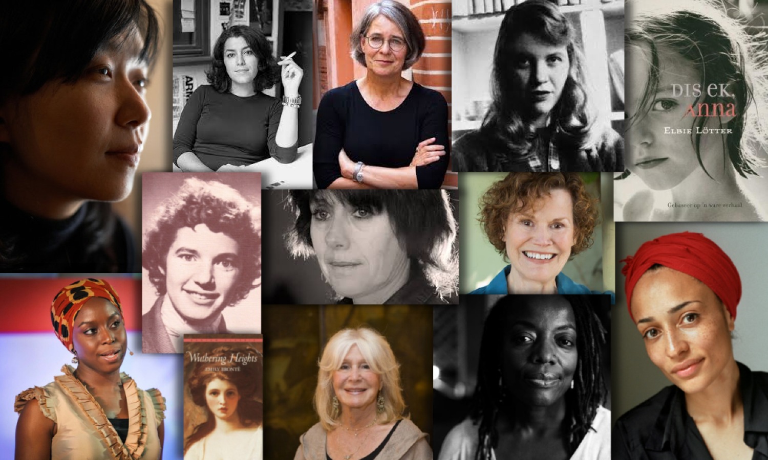 Showing the faces of women throughout history