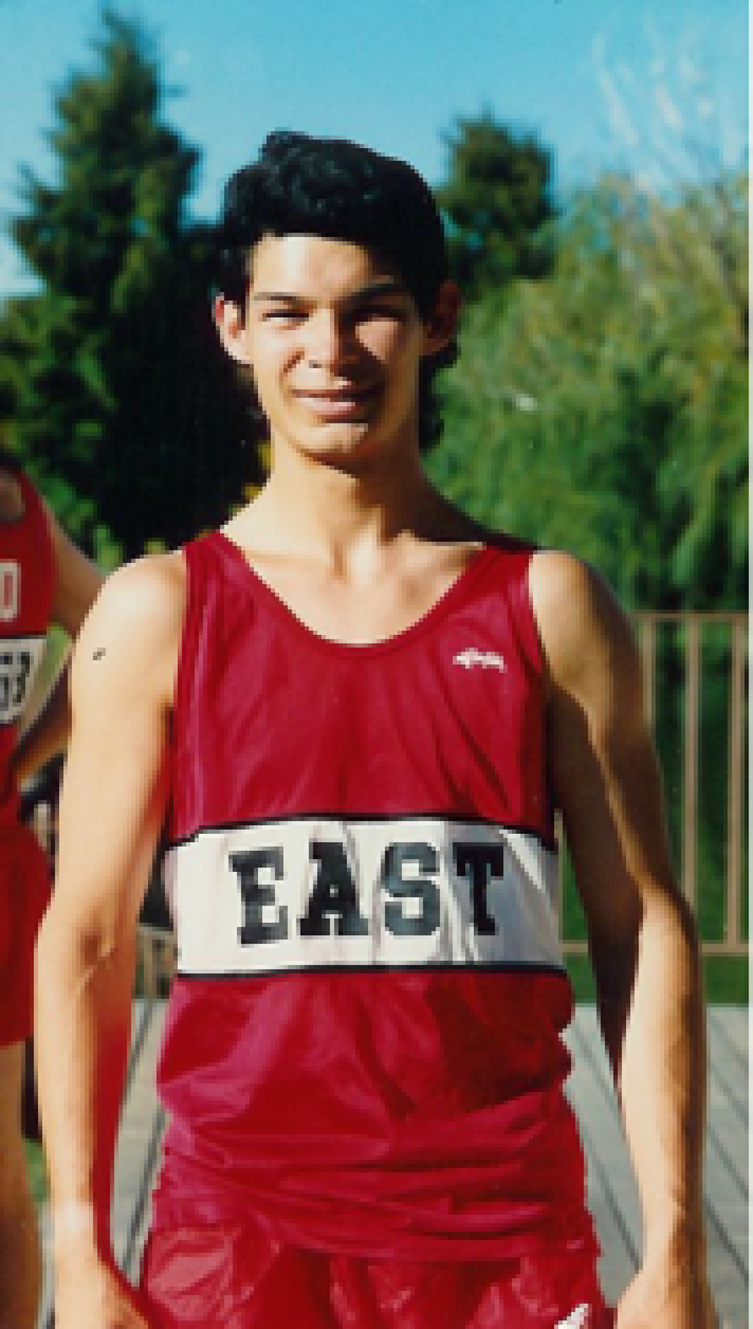 Curt as a high school athlete