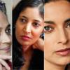 Four women's faces