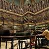 An old library filled with books