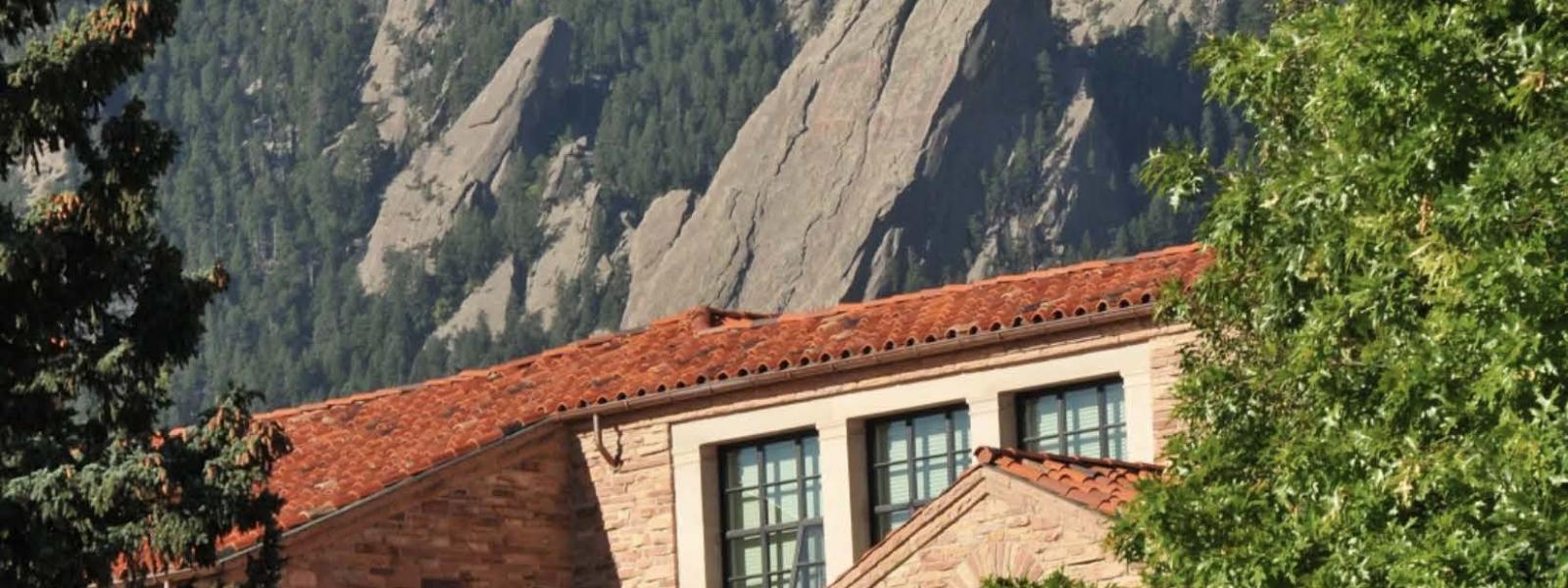 Photo of Baker Hall and Flatirons