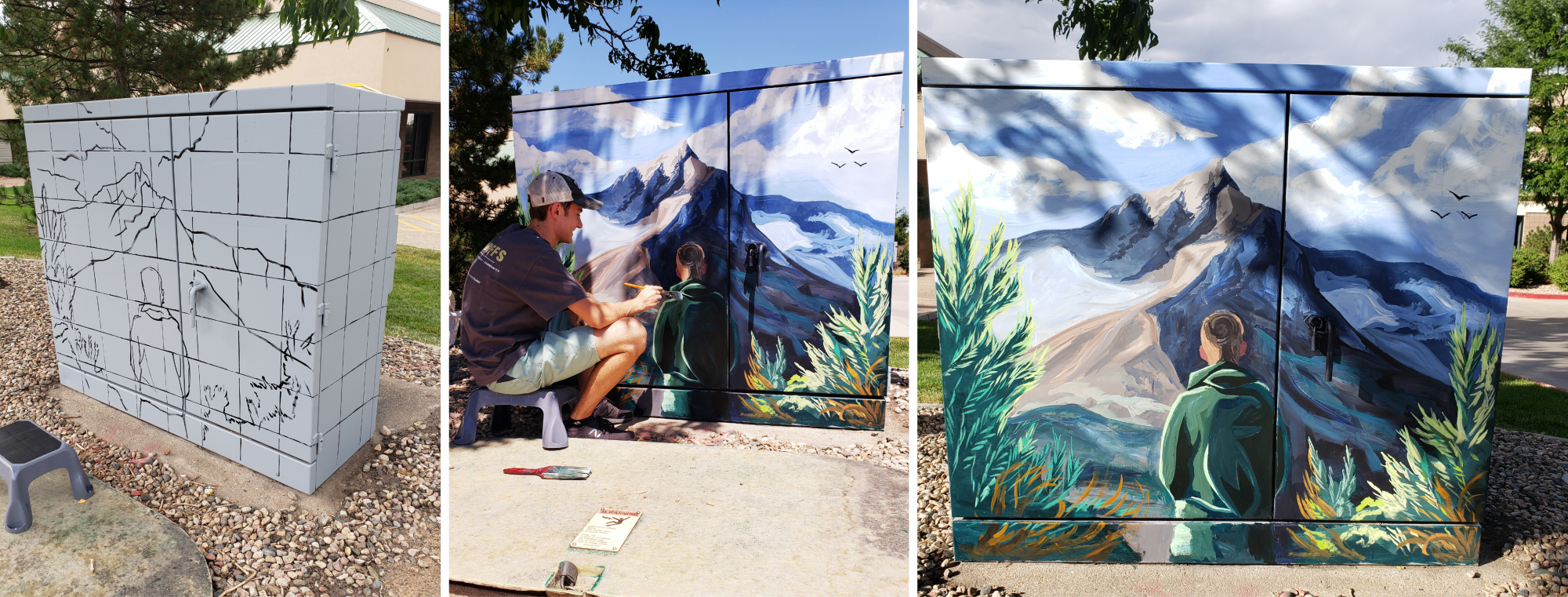 ENVD student contributes to Fort Collins city murals