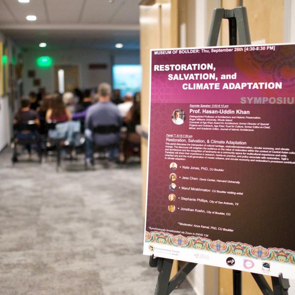 Symposium sign
