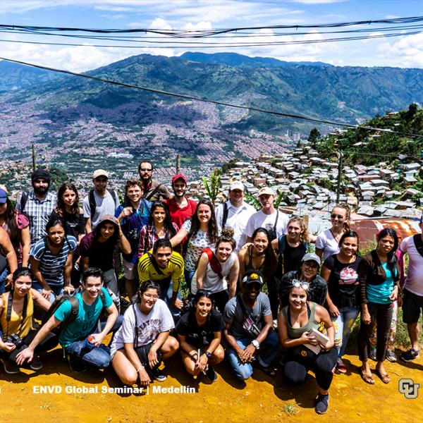 ENVD students during their global seminar course in Colombia