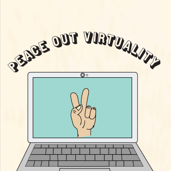 Graphic based on virtuality.