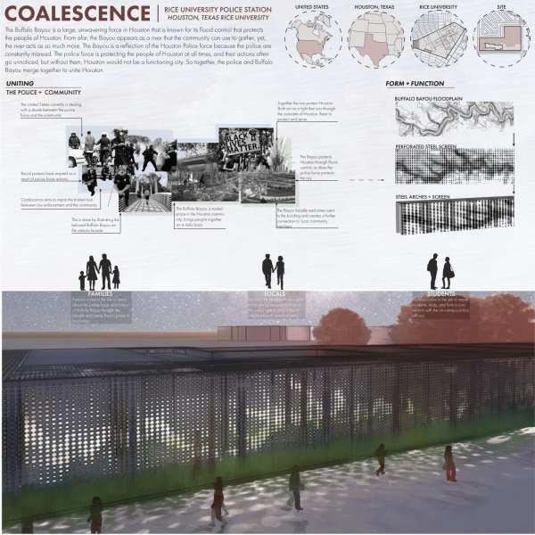 Concept and exterior of Coalescence.