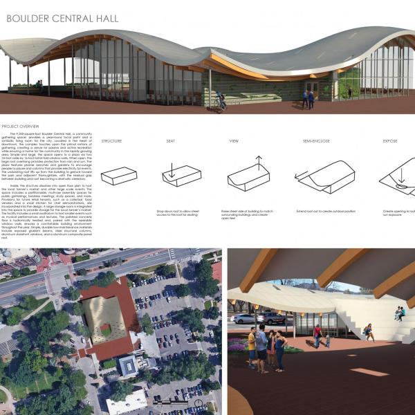 Audrey Freeman's Boulder Central Hall from ENVD 4100
