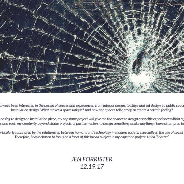 Jenice Forrester's Shatter for ENVD 3011-002
