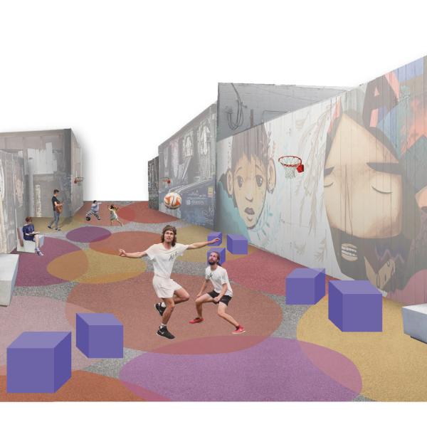 Hannah Scott's Urban Alley Design Competition from ENVD 3100