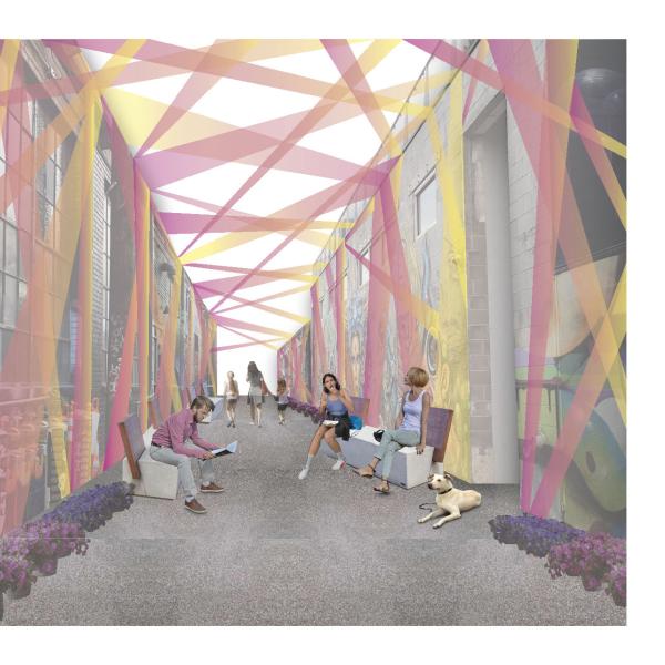 Hannah Scott's Urban Alley Design Competition from ENVD 3100