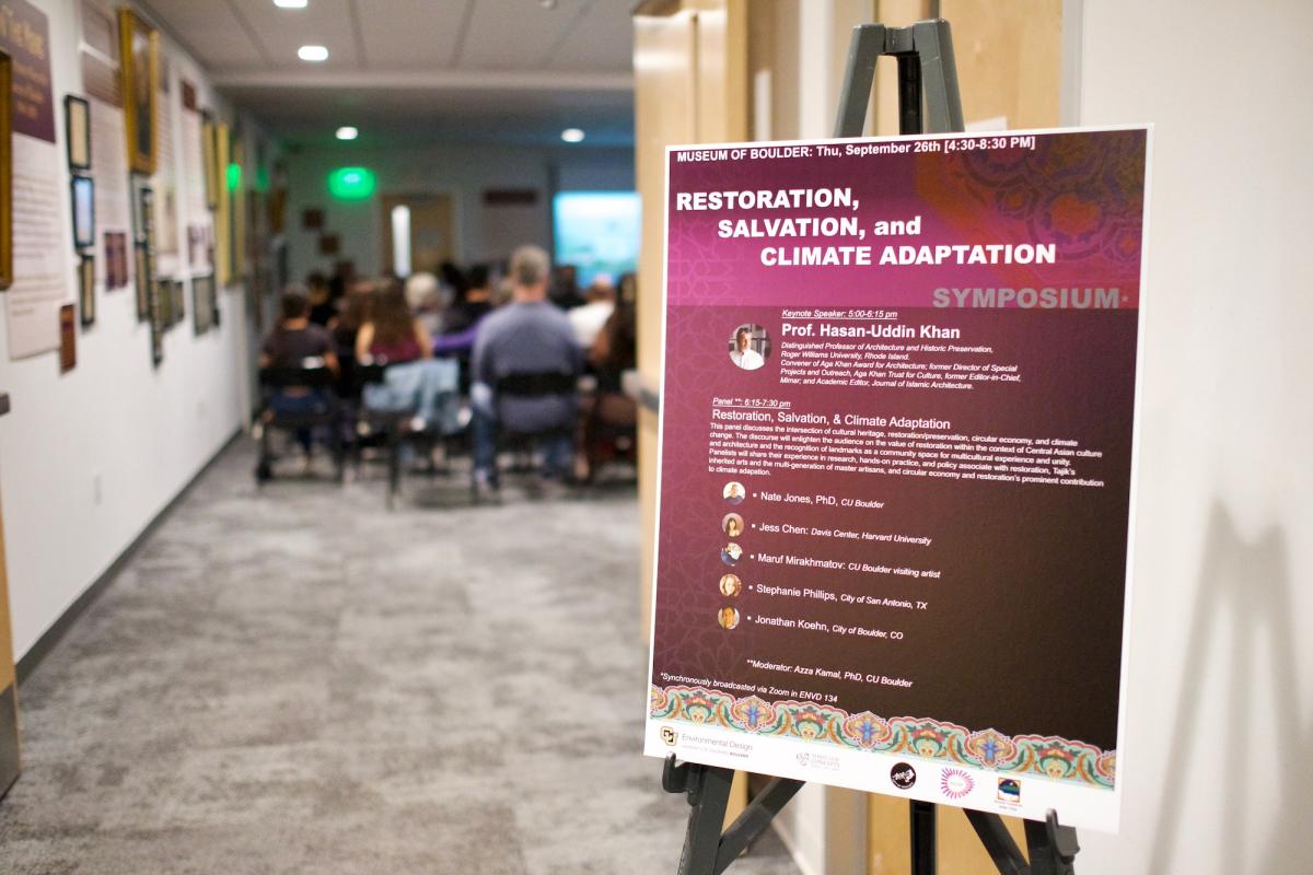 Symposium sign