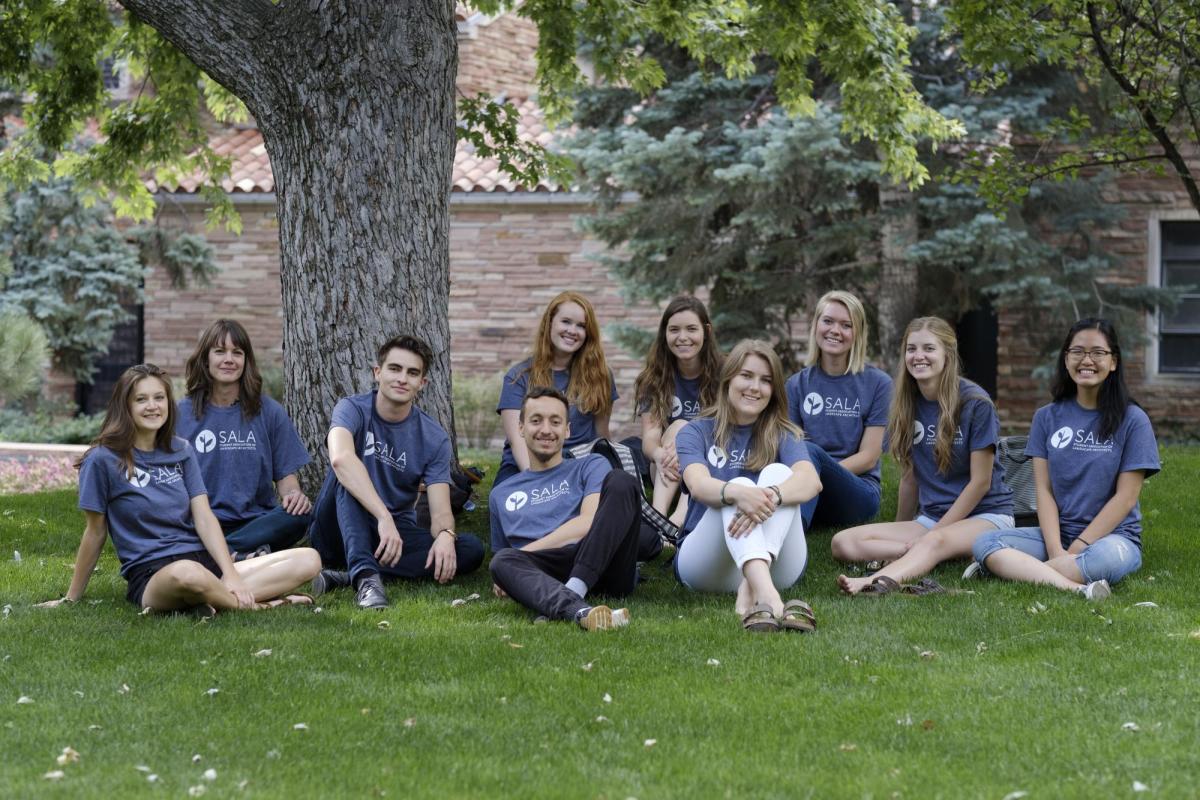 Group photo of SALA students.