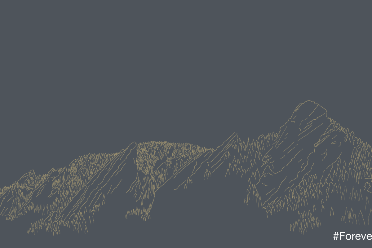 Gray & Gold Flatirons Background download