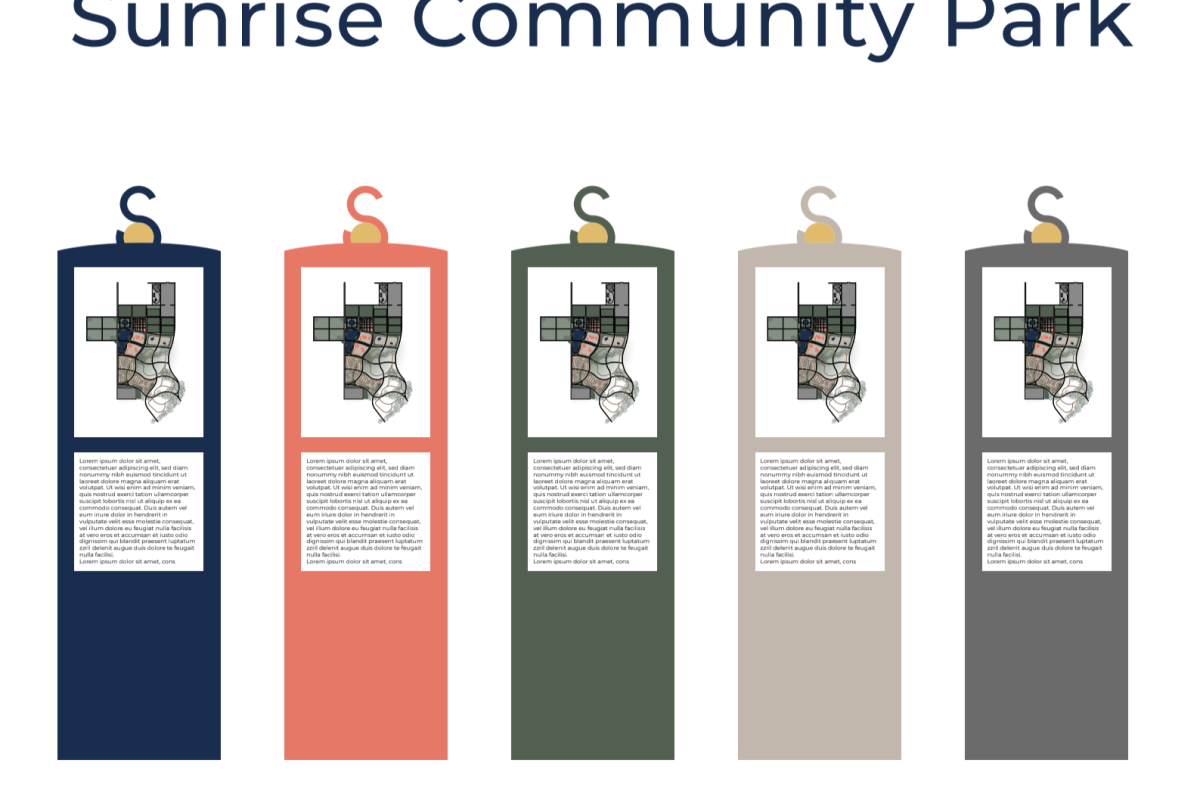 Student design of Sunrise Community Park