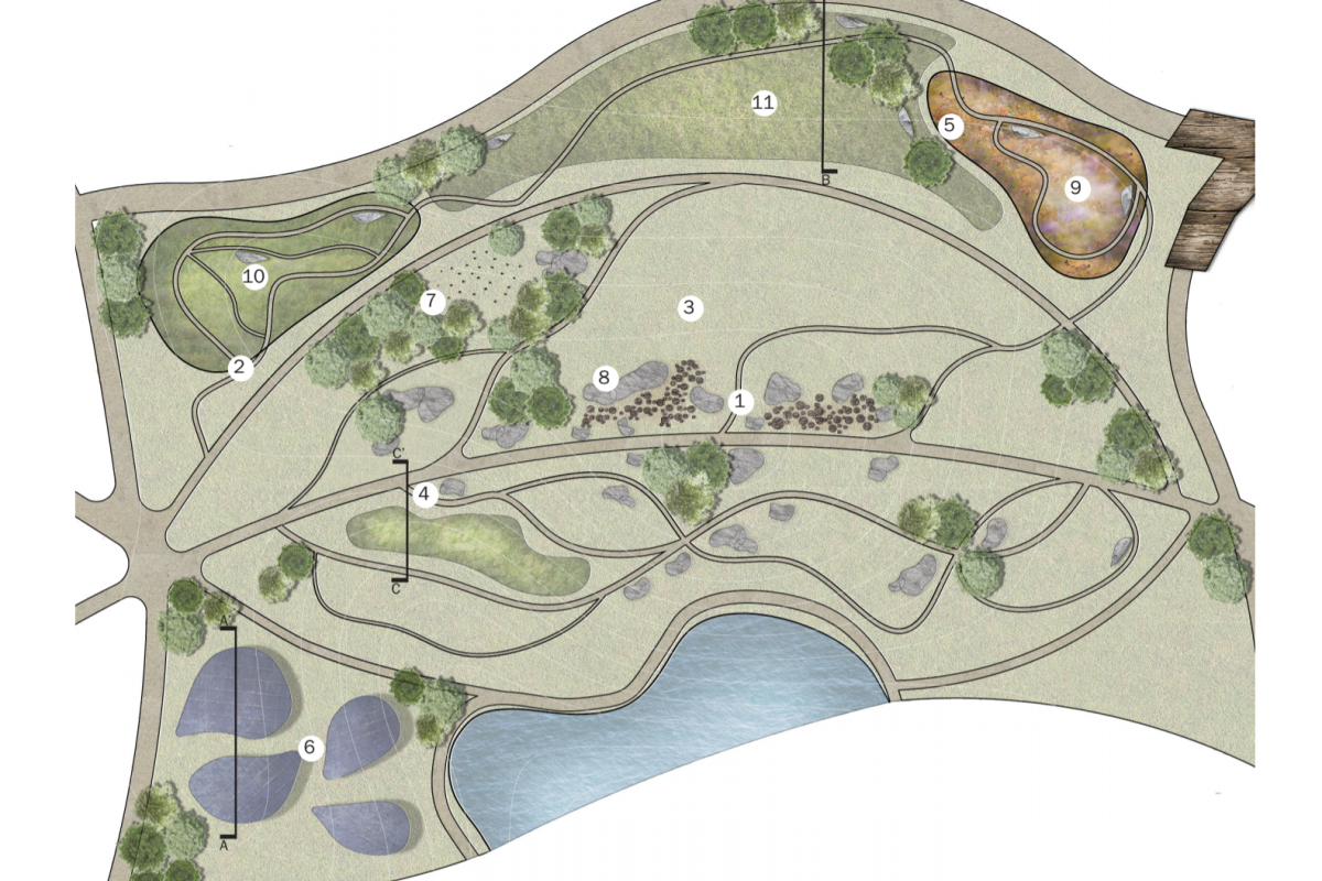 Student concept of Unity Nature Park