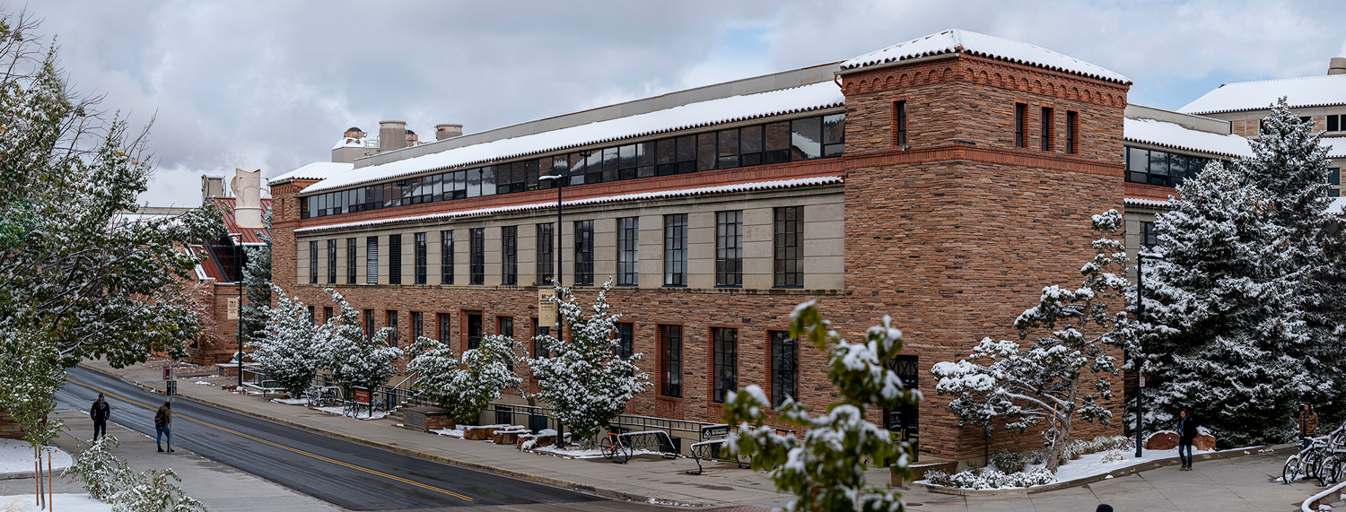 ENVD building in the winter