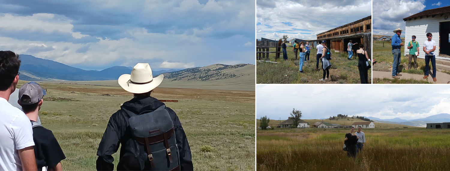 RMLL graphic featuring students on a site visit at the ranch