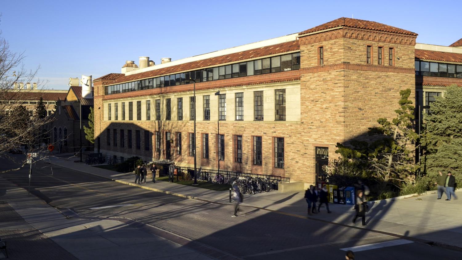 Exterior of Environmental Design Building.